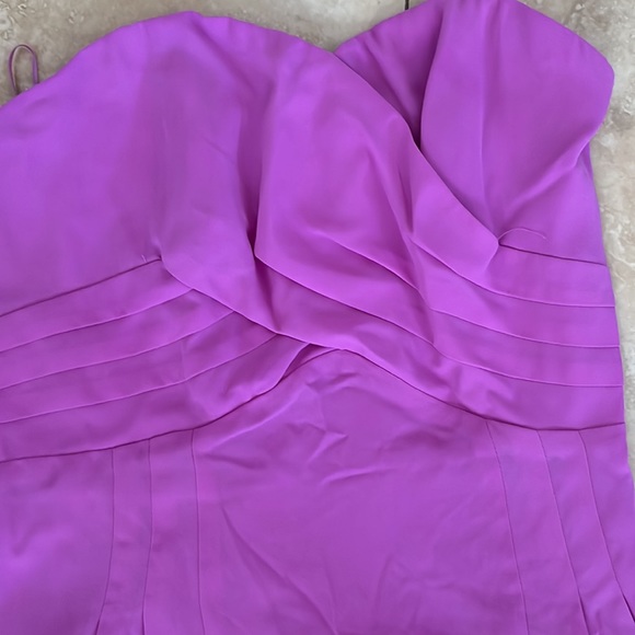 Women’s Size 2 Fuchsia Strapless Dress - Picture 2 of 5